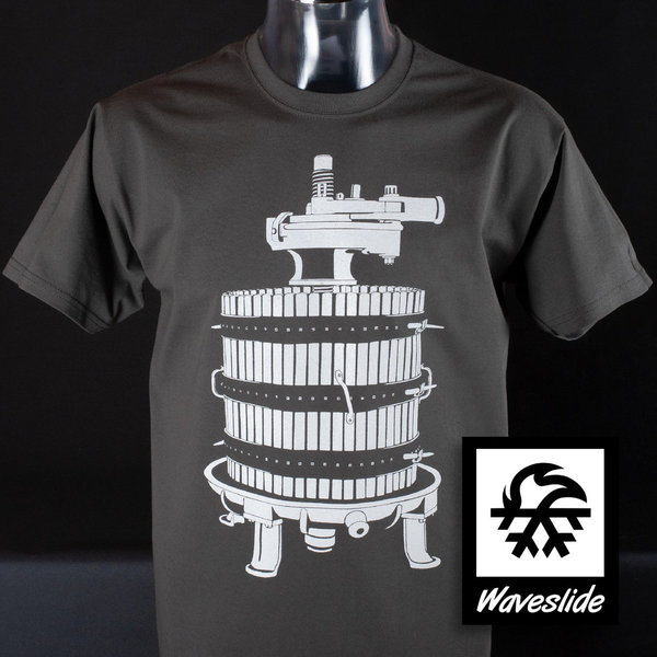 T-Shirt Weinpresse Waveslide